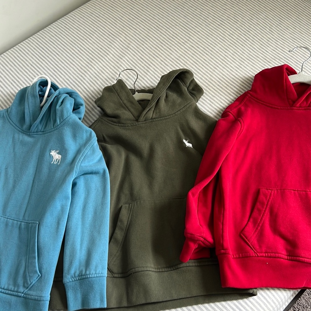 Abercrombie kids fleece hoodies!!!